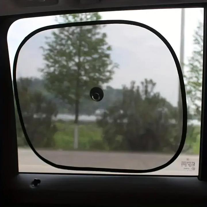 Produktbild ASMI 2 Stück Universelle Auto-Sonnenschutz Schwarz