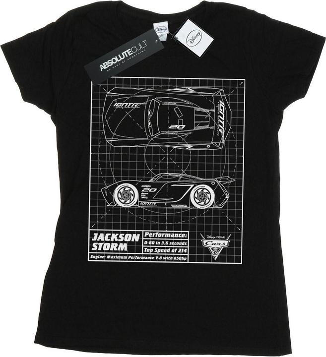 Disney Cars Jackson Storm Blueprint TShirt (L)