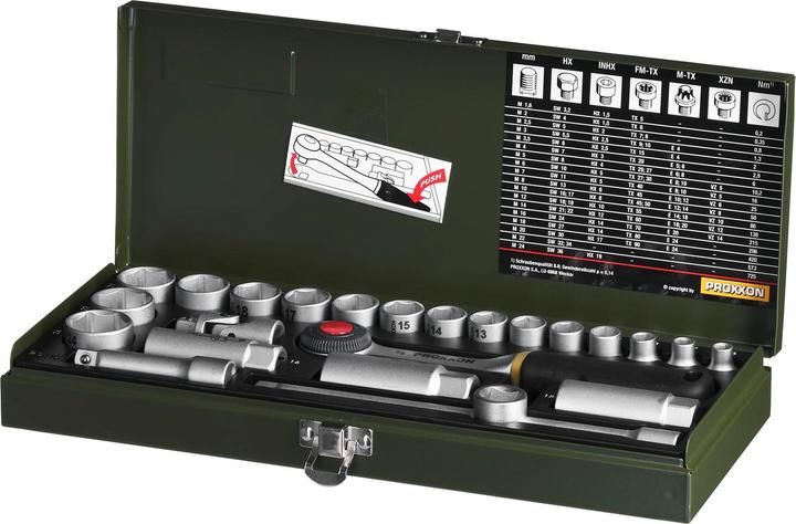 Actual product image Proxxon Socket wrench set (3/8")