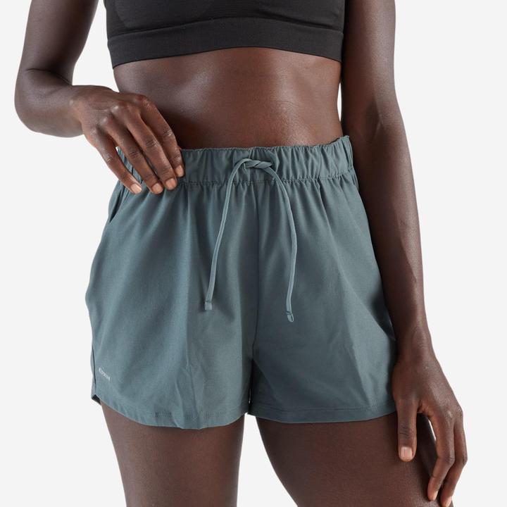 Image du produit Kiprun Short running & trail respirant femme - run 500 dry vert foncé (M)