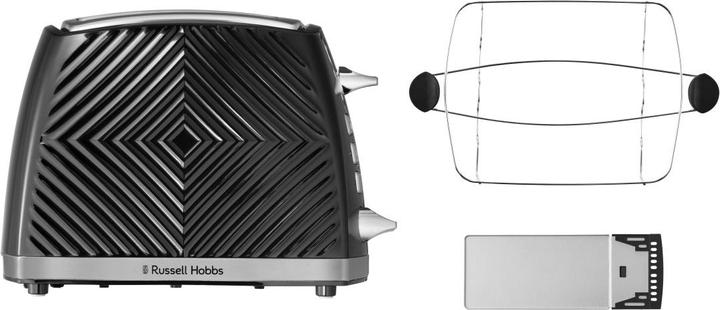 Produktbild Russell Hobbs 26390-56 Groove 2S Toaster schwarz
