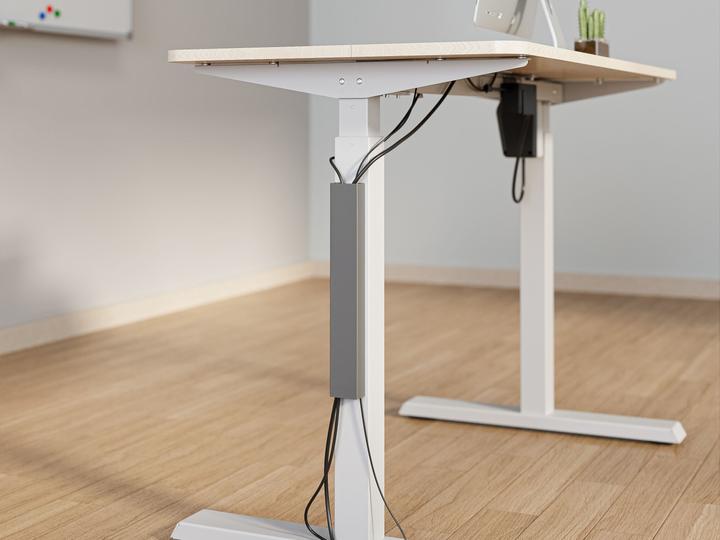 Produktbild equip magnet.Kabelführung 35cm für Untertischmontage grau (Kabeldurchlass, 5 cm)
