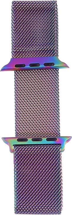 Produktbild Cover-Discount Apple Watch 42 / 44mm - Milanaise Edelstahl Armband Regenbogen (42 mm, 44 mm, Edelstahl)