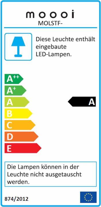 Label énergétique Moooi Lampadaire Statistocrat Led Led Lampadaire (1200 lm)