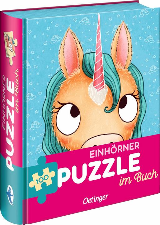 Produktbild Einhörner Puzzle im Buch (100 Teile)