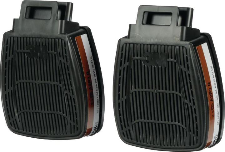 Actual product image 3M Secure Click™ Partikelfilter D3125 (P2 R, 2 x)