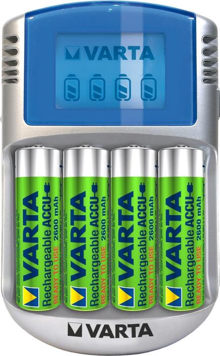Image du produit Varta LCD Charger (1 pcs, AAA, AA, 2600 mAh, Chargeurs sans batterie)