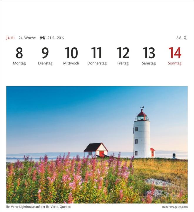 Produktbild Harenberg Kanada Sehnsuchtskalender 2026 - Wochenkalender mit 53 Postkarten (Deutsch)