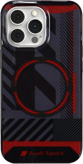 Actual product image Audi IML Sport MagSafe Case iPhone 13 Pro Max 6.7" czarny/black hardcase AU-IMLMIP13PM-RSQ/D2-BK (Apple iPhone 13 Pro Max)
