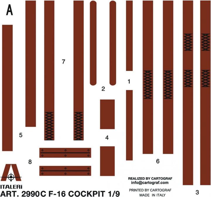 Image du produit Cockpit du F-16 au 1:12