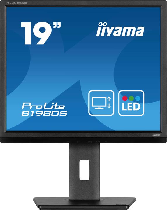 Produktbild iiyama 48.0cm (19") B1980S-B1 5:4 HDMI+DP (1280 x 1024 Pixel, 19")