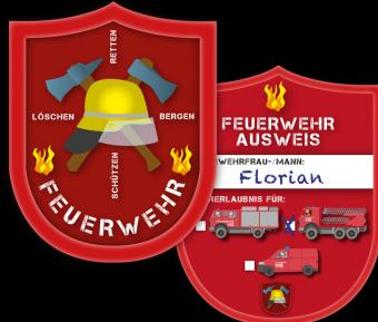 Produktbild DH-Konzept Feuerwehr Ausweise Spiel und Mitgebsel