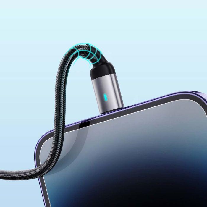 Actual product image Joyroom S-CL020A10 Extraordinary Series 20W Type-C to Lightning Fast Charging Data Cable 1.2m-Black (1.20 m, USB 2.0)