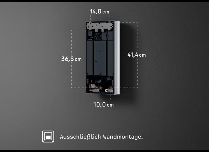 Actual product image Stiebel Eltron DHB-E 18/21/24 LCD Electronic instantaneous water heater, temperature accurate to the degree thanks
