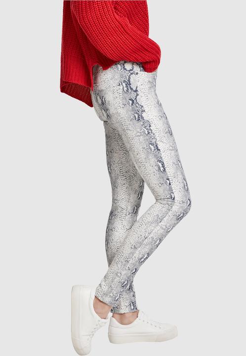 Actual product image Urban Classics Ladies Animal Stretch Twill Skinny Pants (27)
