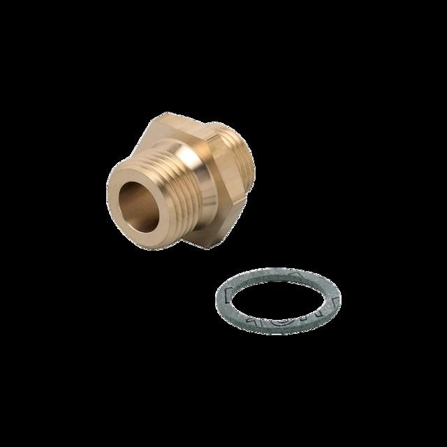 Produktbild IFM Adapter SI0/G1/2/MS Adapter M18 x 1,5 - G G Eintauchtief ADAPTERSI0G12MS