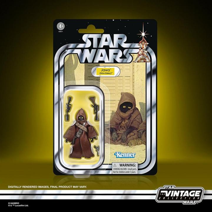 Produktbild Hasbro Star Wars Episode IV Vintage Collection Playset Streets of Mos Eisley mit Jawa Action Figure