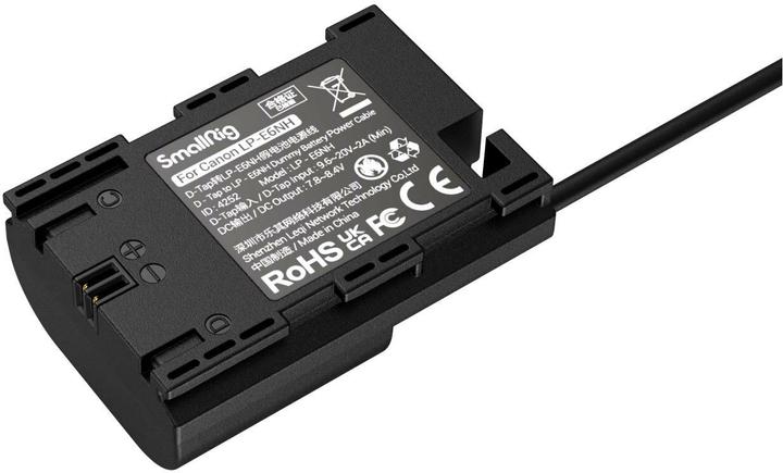 SmallRig Câble d'alimentation de la batterie factice (Coupleur DC)
