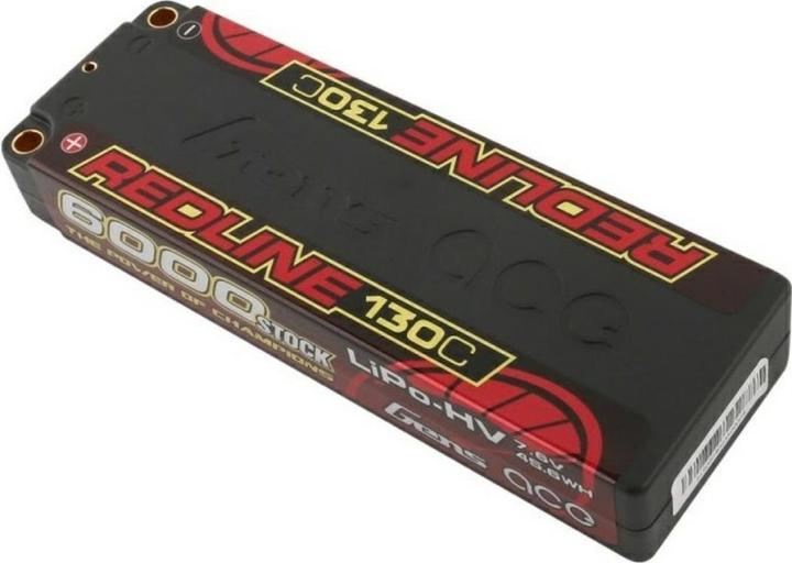 Produktbild Gens Ace RC-Akku LiHV 6000 mAh 7.6 V 130C 2S2P Redline Series (7.60 V, 6000 mAh)