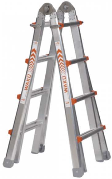 Productafbeelding kaiserkraft Telescopische vouwladder (Multifunctionele ladder, 420 cm)