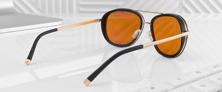 Actual product image Gunnar Gaming Brille Dume Gold Amber