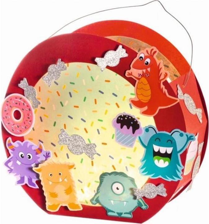 Actual product image Folia Lantern craft kit Monster