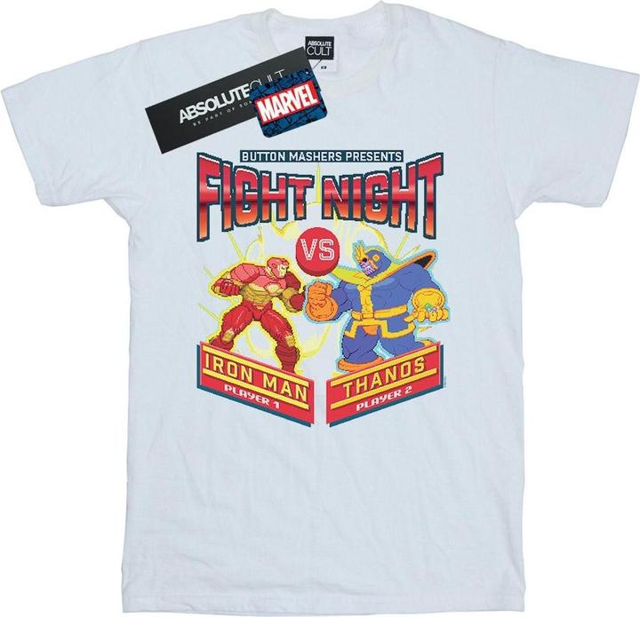 Fight Night Iron Man Vs Thanos TShirt (M)