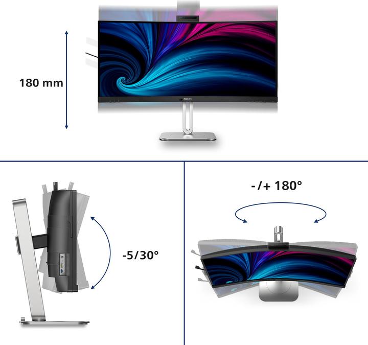 Produktbild Philips 34B2U6603CH (3440 x 1440 Pixel, 34")