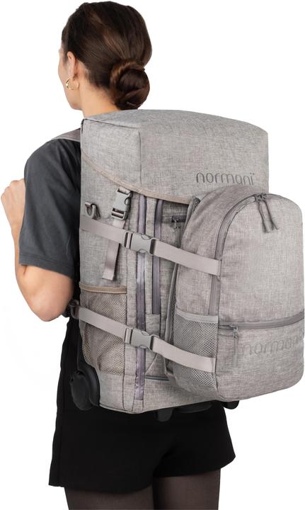 Produktbild Normani Reisetasche mit Rucksack (42 l, Handgepäck (bis 50l))
