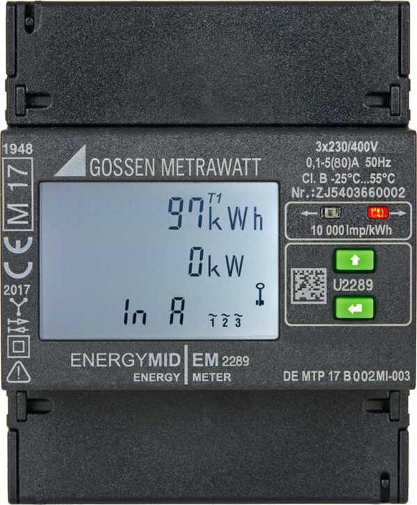 Image du produit Gossen Metrawatt EM2289 LON courant triphasé