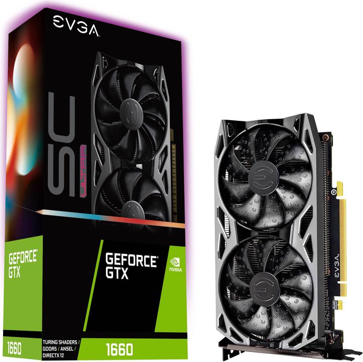 Produktbild EVGA GeForce GTX 1660 SC Ultra Gaming (6 GB)
