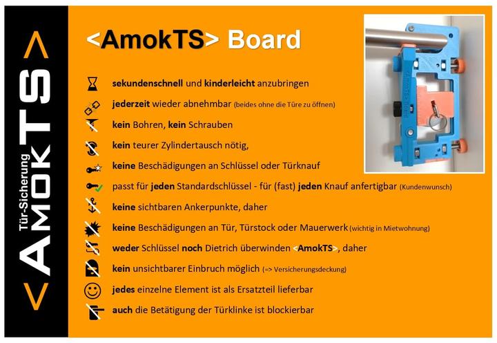Produktbild AmokTS Türsicherung Board