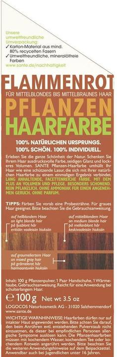 Produktbild Sante Pflanzen Haarfarbe (Flammenrot)