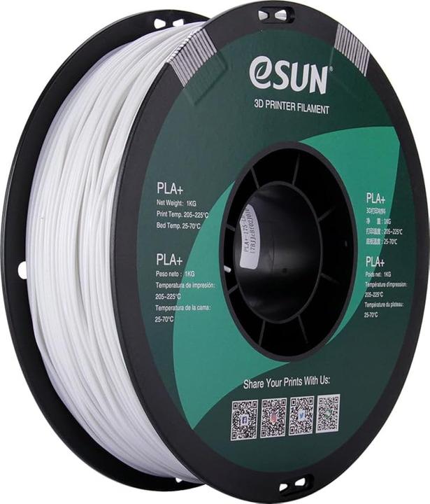 eSUN PLA Glow Leuchtendes Blau Filament 1.75mm 1Kg (PLA+, 1.75 mm, 1000 g, Blau)