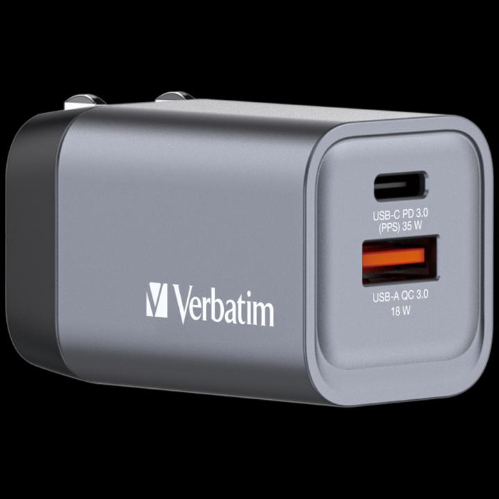 Produktbild Verbatim GNC-35 GaN Charger 2 35W USB (35 W)