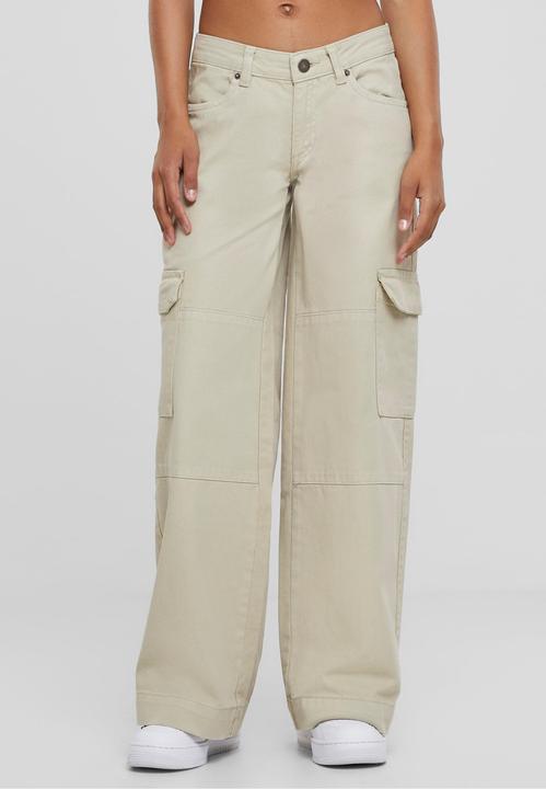 Actual product image Urban Classics Ladies Low Waist Cargo Denim (30)