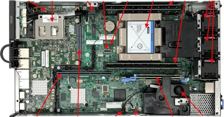 Produktbild Lenovo ThinkSystem SE350 7D1X - Desktop Mounting (Intel Xeon D-2143IT, 32 GB, Rack Server)