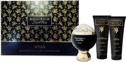 Afnan Souvenir Desert Rose - EDP 100 ml + sprchový gel 100 ml + tělové mléko 100 ml (100 ml)