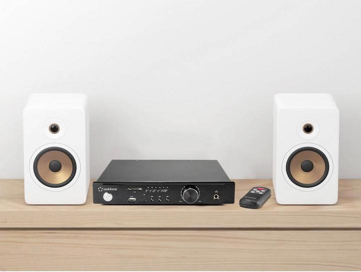 Productafbeelding Renkforce Draadloze stereoversterker 200 W RMS (100 W x 2) (Versterker)