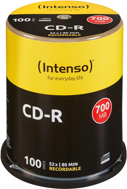 Produktbild Intenso CD-R Cake Box 80MIN/700MB (100 x)