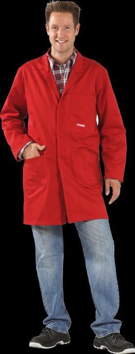 Actual product image Planam MG 290 Workwear work coat medium red size 58 (58)