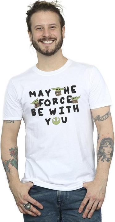 Produktbild Star Wars The Mandalorian Grogu May The Force Be With You TShirt (4XL)
