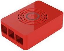 Multicomp Pro Case with switch (PCB Power-Hat) Red