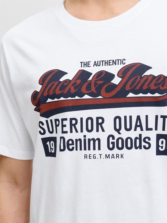 Produktbild Jack & Jones T-Shirt Casual Bequem sitzend JJELOGO TEE O-NECK 5PK (S)