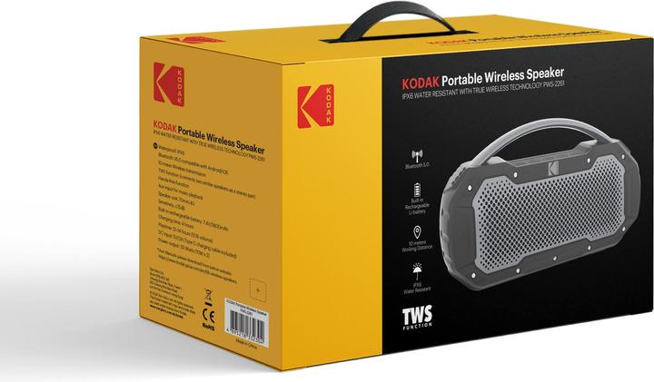 Produktbild Kodak PWS-2261 Bluetooth Lautsprecher 20 Watt Stereo (14 h, Netzbetrieb)