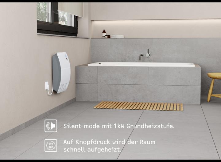 Productafbeelding Stiebel Eltron Snelverwarmer CK 20 Premium, 2kW voor ca. 25 m², VDE-getest, LC-display, timer, stille modus (2000 W)