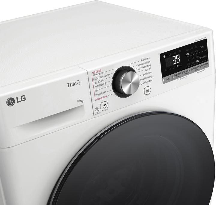Actual product image LG F2V7SLIM9 (9 kg, Left)