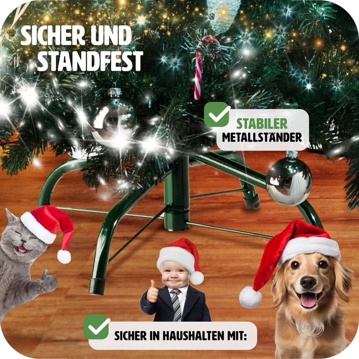 Immagine prodotto tectake Albero di Natale artificiale (180 cm)