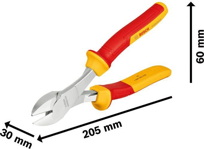 Image du produit Bosch Professional Pince coupante latérale VDE à fort levier 200 mm (205 mm)