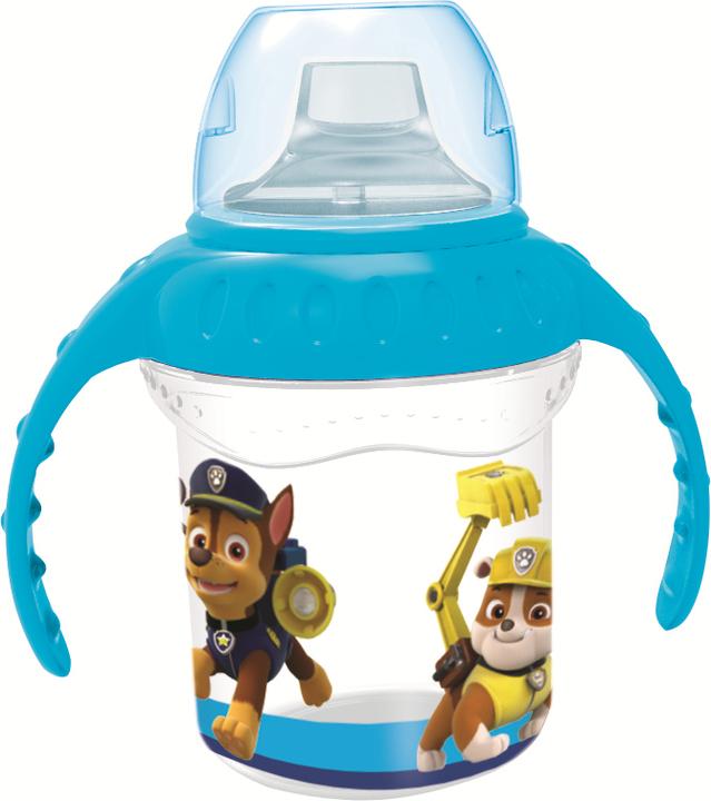 Stor Tazza da viaggio Paw Patrol con manici e beccuccio in silicone 270 ml